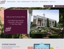 Tablet Screenshot of fairfieldfederal.com